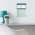 Modern Weekly Chore Chart, 6" x 10" Sticky Note Fill-in Task List for Homeschool Assignments