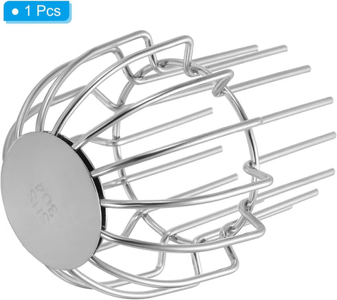 PATIKIL Gutter Guard, 304 Stainless Steel Down Pipe Filter, Anti-Blocking Line Cap Drain Cover for Blockage Leaves