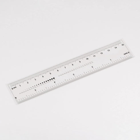 Film Flexible Ruler 6 Inch 1mm Scale, PET Plastic Covered Folding Calibration Measuring Tool for Factory