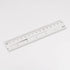Film Flexible Ruler 6 Inch 1mm Scale, PET Plastic Covered Folding Calibration Measuring Tool for Factory