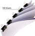 SANNIX 36 PCS Medium Binder Clips, 1-1/4 inch Black Paper Clamps for Office Home School