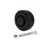Caster Wheels 4" Replacement Casters, Rubber on Cast Iron Trailer Jack Wheel, 400 Lbs Per Wheel
