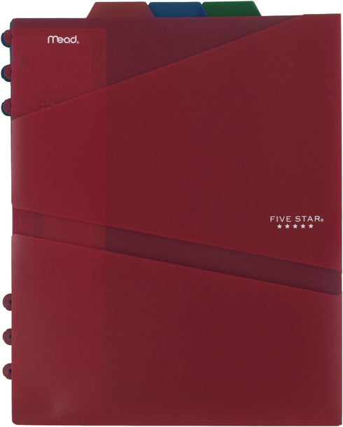 Five Star 2-Pocket Dividers, Tabbed, Colors Will Vary, 3 Pack (81210)