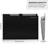 SKYDUE 8 Pockets Accordion File Organizer, Expanding File Folders, Portable Document Paper Organizer, A4 Letter Size,