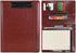 Wonderpool A5 PU Leather Clipboard Portfolio Recipe Binder Notepad Holders - Document Case for Office Travel (A5, Brown)