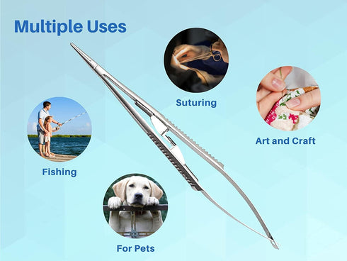 3 5.5 inches ARTMAN INSTRUMENTS pcs Castroviejo Needle Holder Straight with Lock | Dental Medical Ortho Surgical Needle