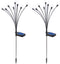 Sensor Brite Solar Garden Lights, Pack of 2 Adjustable Outdoor Lights with 10-Hour Illumination