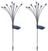 Sensor Brite Solar Garden Lights, Pack of 2 Adjustable Outdoor Lights with 10-Hour Illumination