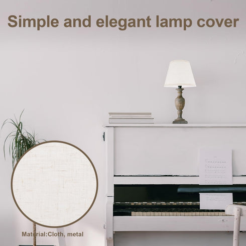 E27 Hemobllo Small Lamp Shades - Table Lamp Shade Fabric Lampshade Bedside Lamp Shade Pendant Light Shades Replacement