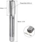 uxcell 2pcs Metric Hand Tap Set, M16 x 2 Taper/Plug Thread Screw Taps, High Speed Steel Hand Threading Tapping Tool Kit