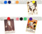 Magnetic Board Frameless Stainless Iron Strips, Magnetic Bulletin Bar Board with 10 Colorful Magnets for School Office
