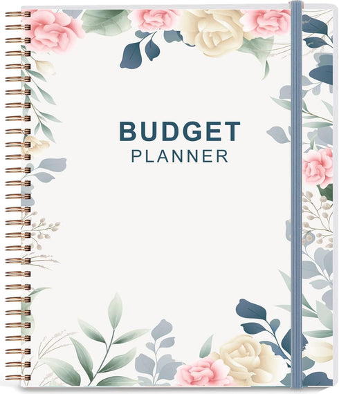 Budget Planner & Monthly Bill Organizer with Pockets. Expense Tracker Notebook, Budgeting