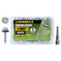 LIONMAX Metal Roofing Screws #10 × 1 Inch, 300-PCS, Zinc Plated Hex Head Sheet Metal Roof Screws, Rubber Washer, Sharp