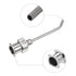 12pcs 17 Gauge 1" Stainless Steel Blunt Tip Dispensing Needles with Luer Lock for Glue and Ink