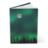Northern Lights Hardcover Matte Journal, Northern Lights Notebook, Aurora Borealis Book, Astronomy Stationary, Stars