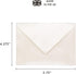 Pukka Pad, Carpe Diem Gummed Envelopes for Greeting Cards - Pack of 25 Fresh White A2 Envelopes, 4.38 x 5.75 in