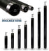 QDCM3860 60" Long Black Steel Pipe, Pre-Cut, 3/8" Nominal Diameter