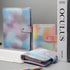 Pink PU Leather Budget Binder Cover, A7 6-Ring Money Organizer, Refillable Loose Leaf Notebook