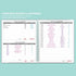 8" 9.5" Budget Planner & Monthly Bill Organizer with Pockets. Expense Tracker Notebook, Budgeting Journal and Financial