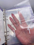 PIN&WEI 100 Envelope Challenge Binder, Budget Planner Book with Cash Envelopes for Savings Challenges