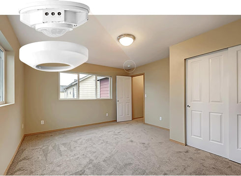 DC 12/24V 10A Low Voltage Ceiling PIR Occupancy Motion Detector, 360 Motion Sensor Switch