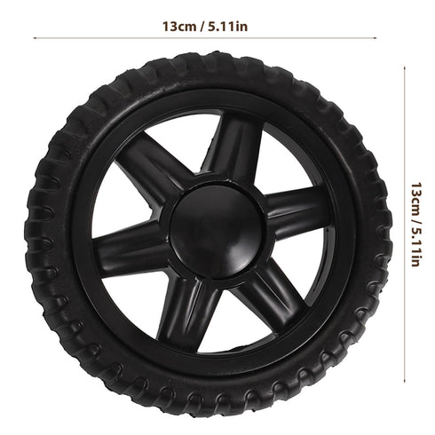 4pcs BESTOYARD Replacement Shopping Cart Wheels for Rolling Cart Black Rolling Caster Wheels