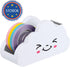 STOBOK Creative Cloud Desktop Tape Dispenser with Rainbow Tape, Washi Tape Holder Cutter for Kids School Office Supplies