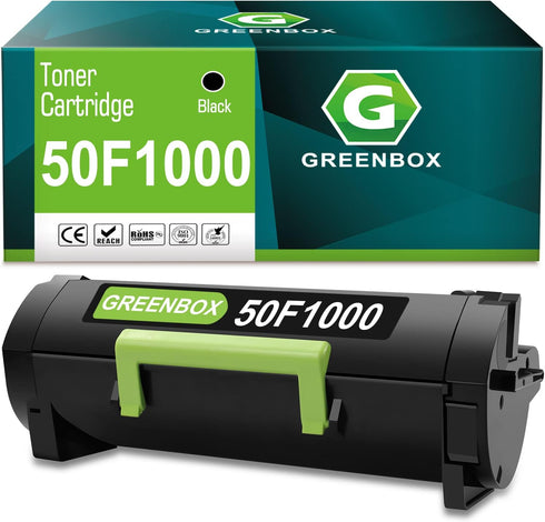 GREENBOX Compatible 50F1000 Black Toner Cartridge for Lexmark 500G 501 for MS310dn MS312dn MS410dn (1 Pack)