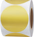 Hybsk 2 Inch Matte Gold Labels, Round Color Coding Dots, 300 Adhesive Stickers Per Roll (Gold)