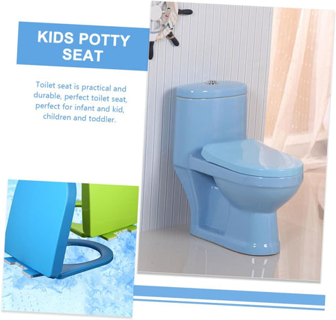 Soft-Close Toilet Seat for Toddlers - Easy Installation for Boys and Girls