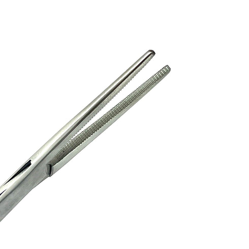 artlab 6.25") German Vinyl Grip Locking Straight & Curved Hemostat -Hemostat Forceps- Stainless Steel Locking Tweezer