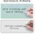 MIUTME 6Pcs Gel Pens, Retractable Quick Dry Ink, Fine Point Premium Smooth Writing, Aesthetic Pens