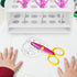 Scissors Rack Organizer, Art Craft Supplies Classroom Test Tube Display Rack for Office Desk