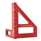 Imperial 3D Multi-Angle Measuring Ruler: 45/90 Degree Woodworking Square Protractor, Red