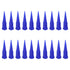 PATIKIL 22Ga Tapered Tip Dispensing Needle, 20Pcs Plastic Needle Tube Blunt Tips with Luer Lock, Blue