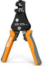Automatic Wire Stripper, 3 IN 1 Stripper/Cutter/Crimping Self Adjusting Wire Stripper, 7 Inch Wire Stripper for 8-18 AWG Solid and Stranded Electrical Wire | 10-22 AWG Wire Crimping Tool by TULEDE