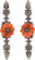 DOITOOL 1 Pair Ceramic Pumpkin Drawer Pull Zinc Alloy Base Furniture Pull