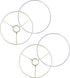Aspen Creative 20110-12,Metal DIY Table and Floor Lamp Shade Strong Ring,European Style UNO 36mm