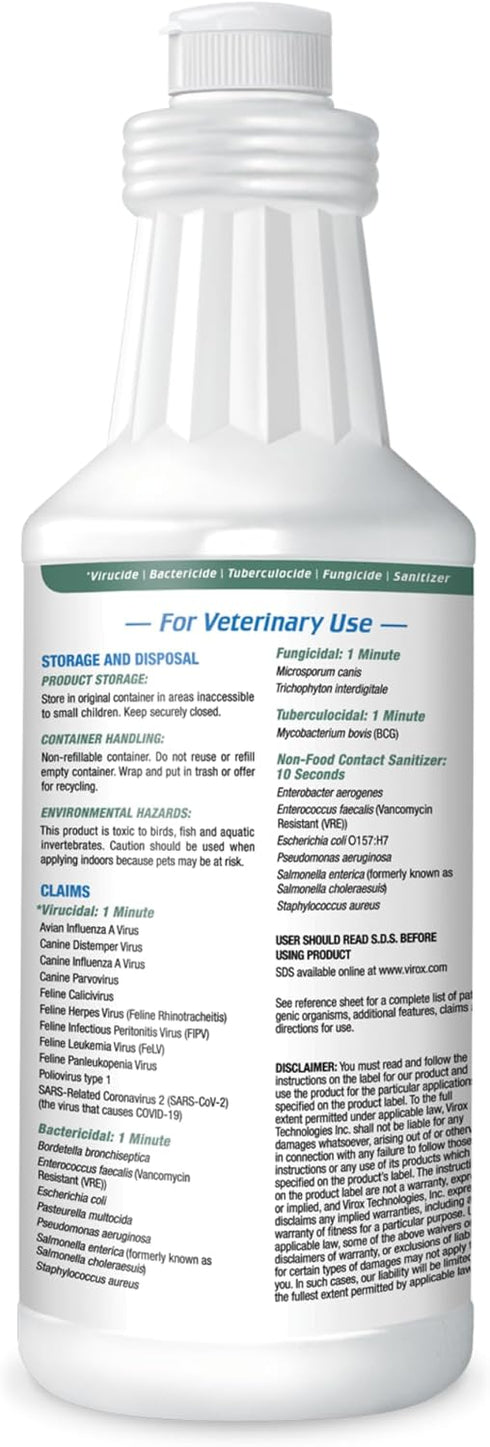 32 Nozzle REScue One-Step Ready-to-Use Disinfectant Cleaner & Deodorizer For Veterinary Use, Animal Shelters, Pet
