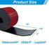 Adhesive Rubber Strips - 3" Wide x 1/8" Thick x 10' Long Neoprene Rubber Sheets with Adhesive Backing for DIY Gaskets