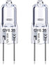 GY6.35 Light Bulbs, 12V 35W Crystal Clear Halogen Bulb 2 Pin, T4