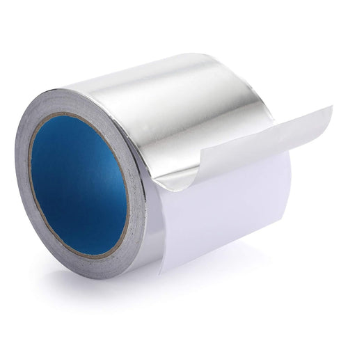 4 inch x 65 feet 4.0 mil Aluminum Foil Tape, Professional Adhesive for HVAC Pipe Repairs