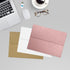 LUXPaper A7 Invitation Envelopes Peel & Press, 5 1/4" x 7 1/4" Misty Rose Metallic - Sirio Pearl, 50 Qty