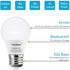 YukiHalu A15 LED Light Bulbs, 60W Equivalent, E26 Base, 2700K/3000K/5000K White, 7W, 4 Pack