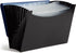 Smead Poly Frequency Expandable File Folders, Letter Size, 12 Pockets, Blue/Black (70863)