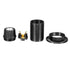 E14 Bulb 5 Pack Bulb PATIKIL Holder Light Socket, Screw Fully Thread LED Lamp Holder for Pendant Lights, Black