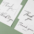 AZUREAL 52-Pack, 3.5x5 Inches Set Thank You Cards with Envelopes Minimalist Design Thank You Notes with Envelopes