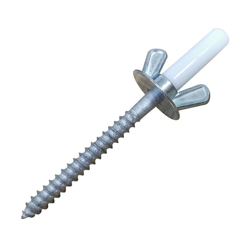 Xadnitu 30 Pack 1/4"-20 2-1/4" Set x Hurricane Anchor Kit, Hardware Installation Guide Anchoring for Window Board Panel