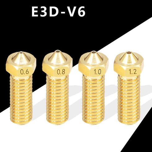 Dophee Volcano Nozzle 3D Printer Extruder Print Head + Heater Block Kit, 0.6/0.8/1/1.2mm