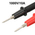 uxcell 2pcs 32.68'' Test Leads Probe for Digital Multimeters, 1000V 10A with 4mm Banana Plug
